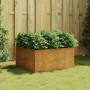 Jardinera de acero corten 80x80x40 cm de vidaXL, Maceteros y jardineras - Ref: Foro24-824531, Precio: 106,94 €, Descuento: %