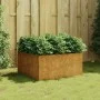 Jardinera de acero corten 80x80x40 cm de vidaXL, Maceteros y jardineras - Ref: Foro24-824531, Precio: 99,04 €, Descuento: %
