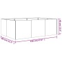 Jardinera acero corten 120x80x40 cm de vidaXL, Maceteros y jardineras - Ref: Foro24-824532, Precio: 138,34 €, Descuento: %