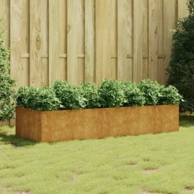 Jardinera acero corten 200x80x40 cm de vidaXL, Maceteros y jardineras - Ref: Foro24-824533, Precio: 148,49 €, Descuento: %