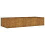 Jardinera acero corten 200x80x40 cm de vidaXL, Maceteros y jardineras - Ref: Foro24-824533, Precio: 147,75 €, Descuento: %