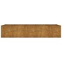 Jardinera acero corten 200x80x40 cm de vidaXL, Maceteros y jardineras - Ref: Foro24-824533, Precio: 147,75 €, Descuento: %