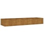 Jardinera acero corten 280x80x40 cm de vidaXL, Maceteros y jardineras - Ref: Foro24-824534, Precio: 202,82 €, Descuento: %