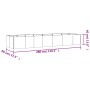 Jardinera acero corten 280x80x40 cm de vidaXL, Maceteros y jardineras - Ref: Foro24-824534, Precio: 202,82 €, Descuento: %