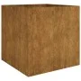 Jardinera de acero corten 80x80x80 cm de vidaXL, Maceteros y jardineras - Ref: Foro24-824537, Precio: 142,83 €, Descuento: %