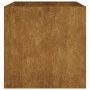 Jardinera de acero corten 80x80x80 cm de vidaXL, Maceteros y jardineras - Ref: Foro24-824537, Precio: 142,83 €, Descuento: %