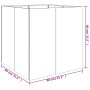 Jardinera de acero corten 80x80x80 cm de vidaXL, Maceteros y jardineras - Ref: Foro24-824537, Precio: 159,65 €, Descuento: %