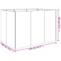 Jardinera acero corten 120x80x80 cm de vidaXL, Maceteros y jardineras - Ref: Foro24-824538, Precio: 196,12 €, Descuento: %