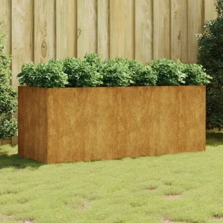Jardinera acero corten 200x80x80 cm de vidaXL, Maceteros y jardineras - Ref: Foro24-824539, Precio: 277,90 €, Descuento: %