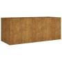 Jardinera acero corten 200x80x80 cm de vidaXL, Maceteros y jardineras - Ref: Foro24-824539, Precio: 288,83 €, Descuento: %