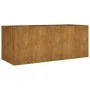 Jardinera acero corten 200x80x80 cm de vidaXL, Maceteros y jardineras - Ref: Foro24-824539, Precio: 277,90 €, Descuento: %