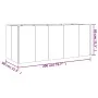 Jardinera acero corten 200x80x80 cm de vidaXL, Maceteros y jardineras - Ref: Foro24-824539, Precio: 277,90 €, Descuento: %