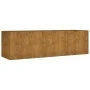 Jardinera acero corten 280x80x80 cm de vidaXL, Maceteros y jardineras - Ref: Foro24-824540, Precio: 304,40 €, Descuento: %