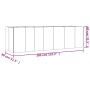 Jardinera acero corten 280x80x80 cm de vidaXL, Maceteros y jardineras - Ref: Foro24-824540, Precio: 204,25 €, Descuento: %