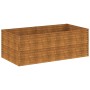 Jardinera de acero corten 196x100x69 cm de vidaXL, Maceteros y jardineras - Ref: Foro24-152003, Precio: 98,39 €, Descuento: %