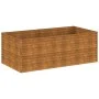 Jardinera de acero corten 196x100x69 cm de vidaXL, Maceteros y jardineras - Ref: Foro24-152003, Precio: 94,17 €, Descuento: %