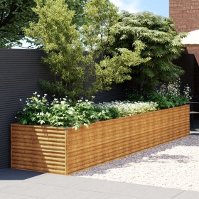 Jardinera de acero corten 479x100x69 cm de vidaXL, Maceteros y jardineras - Ref: Foro24-152006, Precio: 167,52 €, Descuento: %