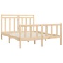 Estructura de cama madera maciza de pino 120x200 cm de vidaXL, Camas y somieres - Ref: Foro24-3107023, Precio: 117,73 €, Desc...