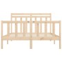 Estructura de cama madera maciza de pino 120x200 cm de vidaXL, Camas y somieres - Ref: Foro24-3107023, Precio: 117,73 €, Desc...