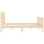 Estructura de cama madera maciza de pino 120x200 cm de vidaXL, Camas y somieres - Ref: Foro24-3107023, Precio: 117,73 €, Desc...