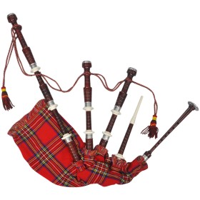 Gaita escocesa de las Highland Royal Steward rojo de vidaXL, Gaitas - Ref: Foro24-70043, Precio: 141,99 €, Descuento: %