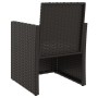 Silla de jardín con cojín ratán sintético negro de vidaXL, Sillas de jardín - Ref: Foro24-362320, Precio: 74,27 €, Descuento: %