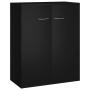 Aparador de madera contrachapada negro 60x30x75 cm de vidaXL, Aparadores - Ref: Foro24-800730, Precio: 53,94 €, Descuento: %