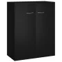 Black plywood sideboard 60x30x75 cm by vidaXL, Sideboards - Ref: Foro24-800730, Price: 52,34 €, Discount: %