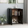 Black plywood sideboard 60x30x75 cm by vidaXL, Sideboards - Ref: Foro24-800730, Price: 52,34 €, Discount: %