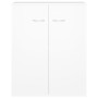 Aparador de madera contrachapada blanco 60x30x75 cm de vidaXL, Aparadores - Ref: Foro24-800729, Precio: 60,12 €, Descuento: %