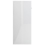 Aparador de madera contrachapada blanco brillante 60x30x75 cm de vidaXL, Aparadores - Ref: Foro24-800735, Precio: 73,13 €, De...