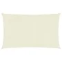 Toldo de vela crema HDPE 160 g/m² 2,5x5 m de vidaXL, Sombrillas - Ref: Foro24-311181, Precio: 36,14 €, Descuento: %