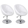 Taburetes de cocina 2 unidades cuero sintético blanco de vidaXL, Taburetes de cocina - Ref: Foro24-240452, Precio: 195,04 €, ...