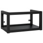 Estructura de baño con lavabo incorporado hierro negro de vidaXL, Tocadores de baño - Ref: Foro24-3101383, Precio: 170,54 €, ...