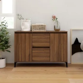 Brown oak plywood sideboard 104x35x70 cm by vidaXL, Sideboards - Ref: Foro24-815167, Price: 113,74 €, Discount: %