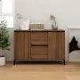 Brown oak plywood sideboard 104x35x70 cm by vidaXL, Sideboards - Ref: Foro24-815167, Price: 113,74 €, Discount: %