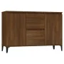 Brown oak plywood sideboard 104x35x70 cm by vidaXL, Sideboards - Ref: Foro24-815167, Price: 113,74 €, Discount: %