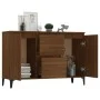Brown oak plywood sideboard 104x35x70 cm by vidaXL, Sideboards - Ref: Foro24-815167, Price: 113,74 €, Discount: %