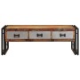 Mesa de centro 3 cajones madera maciza reciclada 100x50x35 cm de vidaXL, Mesas de centro - Ref: Foro24-244941, Precio: 176,37...