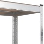 Estantería 5 niveles 3 uds acero madera contrachapada plateado de vidaXL, Estanterías industriales - Ref: Foro24-3154210, Pre...