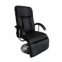 Sillón de masaje de cuero sintético negro de vidaXL, Sillones de masaje eléctricos - Ref: Foro24-240064, Precio: 229,67 €, De...