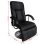 Sillón de masaje de cuero sintético negro de vidaXL, Sillones de masaje eléctricos - Ref: Foro24-240064, Precio: 229,67 €, De...