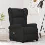 Sillón orejero reclinable eléctrico tela negro en Sillones | Comprar online en Foru.es