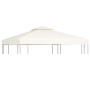 Cubierta de repuesto de cenador 310 g/m² blanco crema 3x3 m de vidaXL, Cubiertas para carpas y cenadores - Ref: Foro24-40874,...
