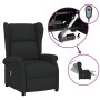 Sillón orejero reclinable eléctrico tela negro en Sillones | Comprar online en Foru.es