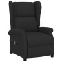 Sillón orejero reclinable eléctrico tela negro en Sillones | Comprar online en Foru.es