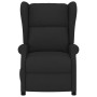Sillón orejero reclinable eléctrico tela negro en Sillones | Comprar online en Foru.es