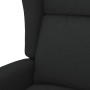 Sillón orejero reclinable eléctrico tela negro en Sillones | Comprar online en Foru.es