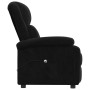 Sillón reclinable eléctrico de terciopelo negro en Sillones | Comprar online en Foru.es