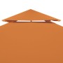 Cubierta de repuesto de cenador 310 g/m² naranja 3x3 m de vidaXL, Cubiertas para carpas y cenadores - Ref: Foro24-40877, Prec...